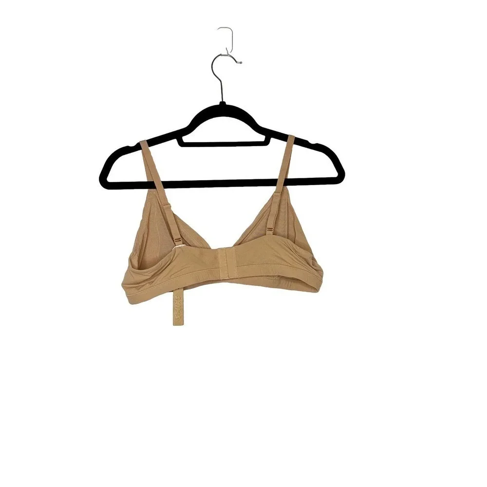 NWT Skims Everybody Triangle Bralette Ochre Bra Women's Nude Beige Size 2X - Picture 2 of 4